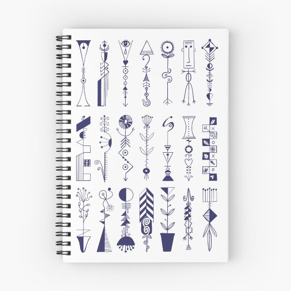 Item preview, Vertical Thoughts - navy designed and sold by AnnieSingerArt.
