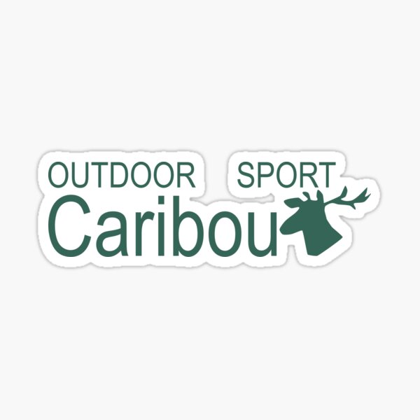 Caribou - Green ver Sticker