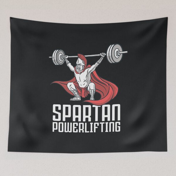 Artikelvorschau, Spartanisches Powerlifting entworfen und verkauft von HiFiTees.