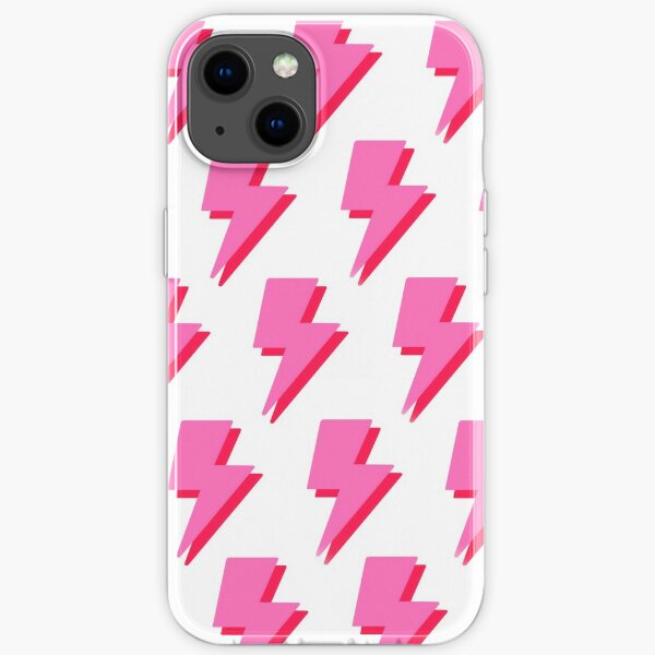 preppy lightning bolts iPhone Soft Case