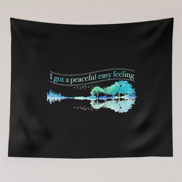 Item preview, I Got A Peaceful Easy Feeling guitar lake designed and sold by nguyenhines.