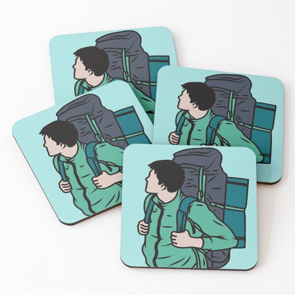 Artikelvorschau, Backpacker Illustration entworfen und verkauft von SLAG-Creative.