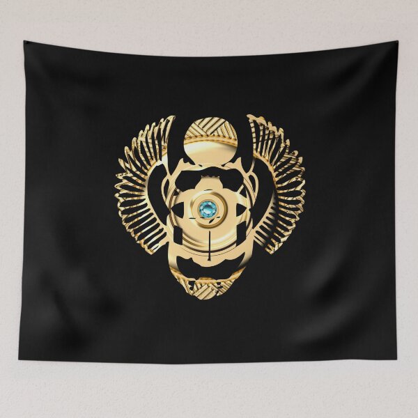 Item preview, golden egyptian scarab powers and symbolism designed and sold by josephfanous.