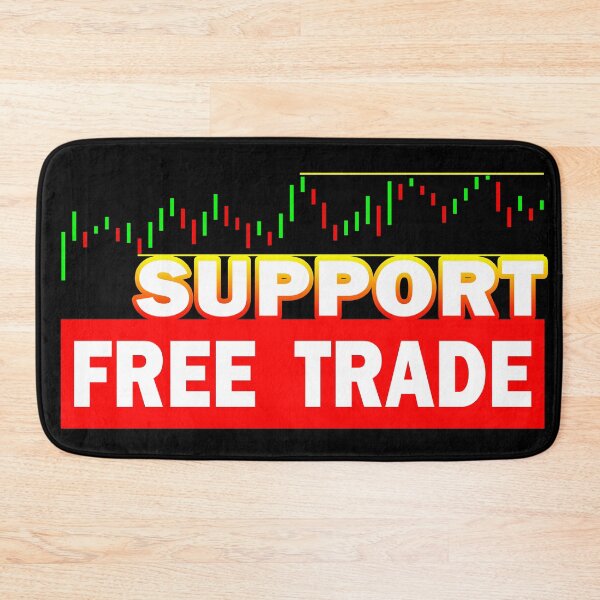 Item preview, Support Stock Market Free Trade designed and sold by WolfGraphics.