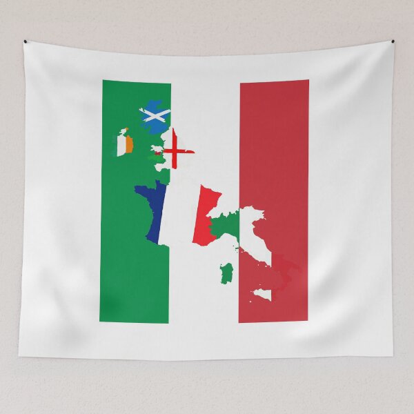 Item preview, Italy Rugby Fan Bandiera d'Italia Flag Design designed and sold by taiche.