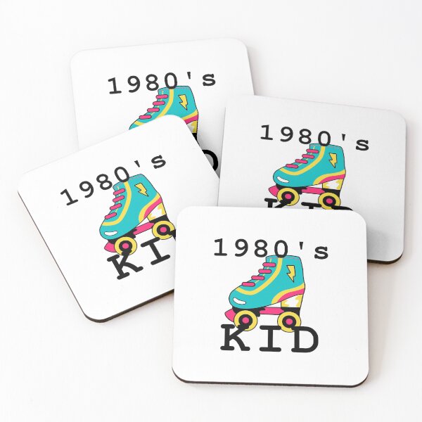 Item preview, 1980s Kid T-shirt, Retro Vintage Colorful Roller Skate T-shirt Black Ink designed and sold by KananiandKiki.