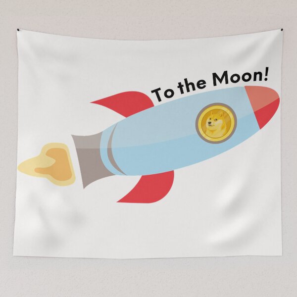 Item preview, Dogecoin crypto to the moon! designed and sold by MajorMemes.