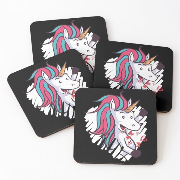 Item preview, Valentine unicorn designed and sold by BubbleMerchON.