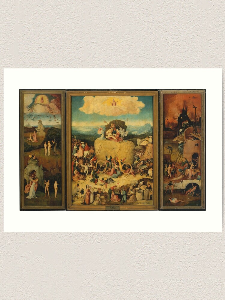 The Haywain Triptych Unisex T-Shirt Art Lover Gift Gift for Her Hieronymus Bosch Painting Art T-Shirt Gift for Him