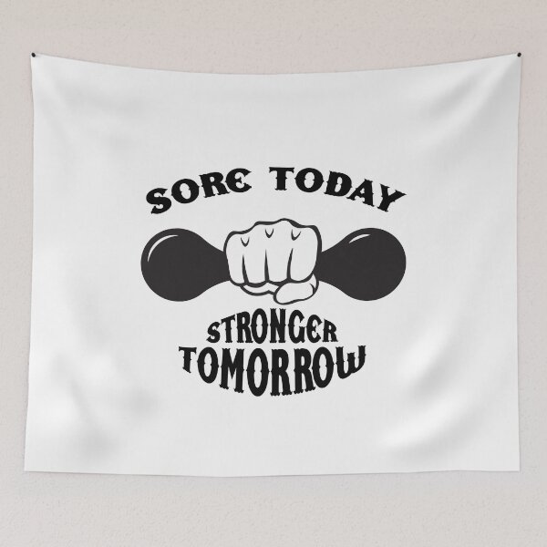 Item preview, Sore Today Stronger Tomorrow Essential T-shirt designed and sold by Achrafilla1.