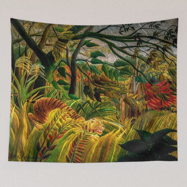 Item preview, Tiger in a Tropical Storm by Henri Rousseau designed and sold by wordpower900.