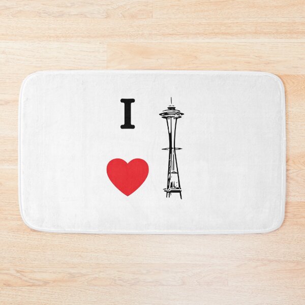 Item preview, I Love Seattle, I Heart Seattle, I Love The Space Needle, Seattle Lover's Design designed and sold by PNWEnergy.
