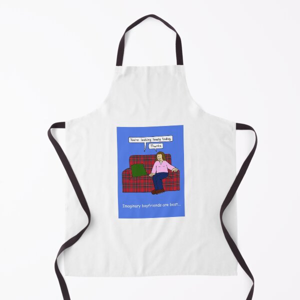 Item preview, Imaginary Boyfriends are Best Single Life Cartoon Humor designed and sold by KateTaylor.