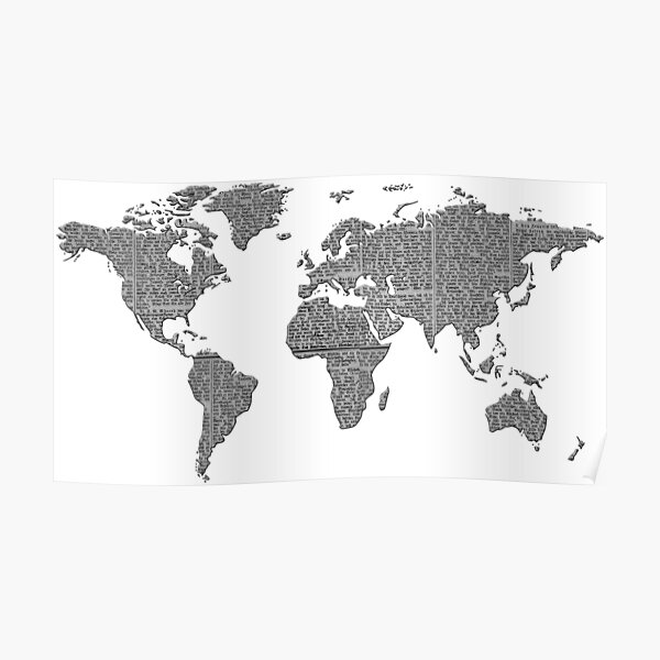 "world map" Poster for Sale by srijani2015 Redbubble