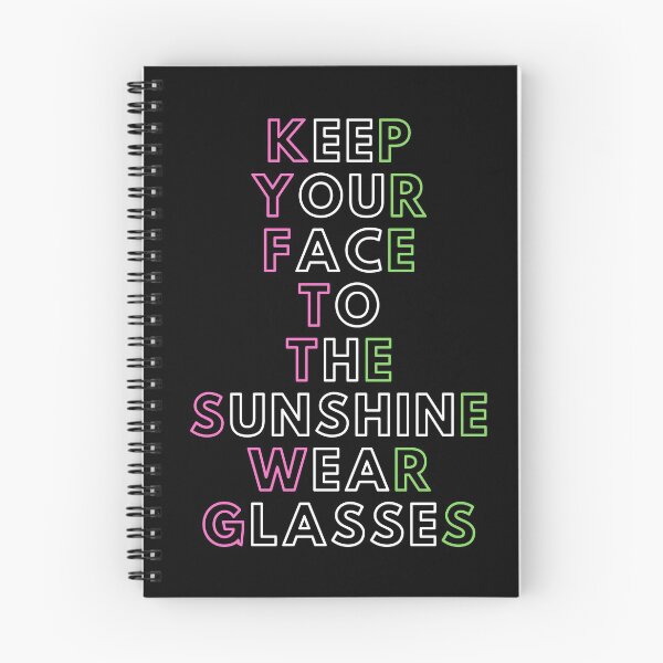 Item preview, keep your face to the sunshine wear glasses designed and sold by Mod3114.
