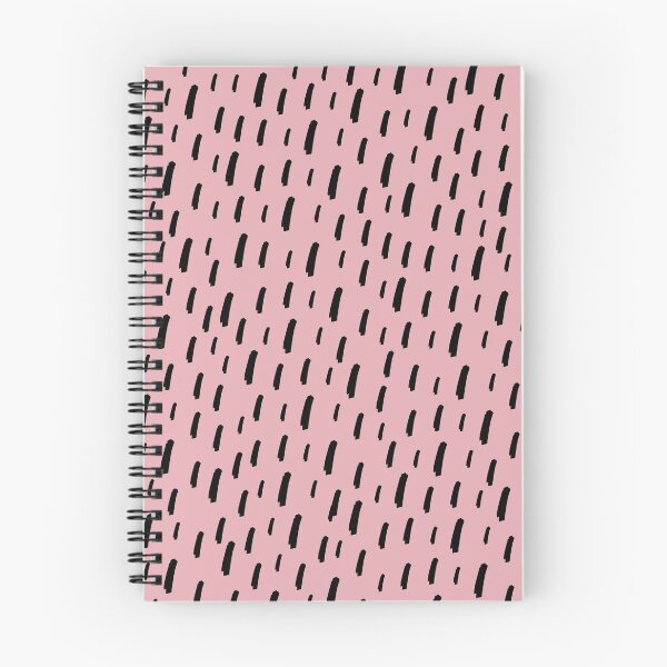 Item preview, Pale Pink and Black Dalmatian Pattern Brush Stroke designed and sold by ParadiseAvenue.