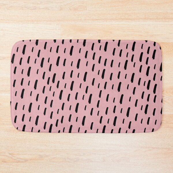 Item preview, Pale Pink and Black Dalmatian Pattern Brush Stroke designed and sold by ParadiseAvenue.