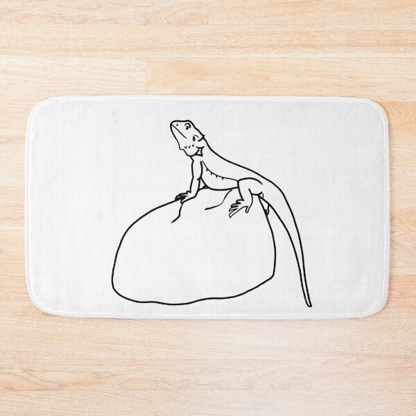 Item preview, Bearded Dragon on Basking Rock designed and sold by PrileyRileyArt.