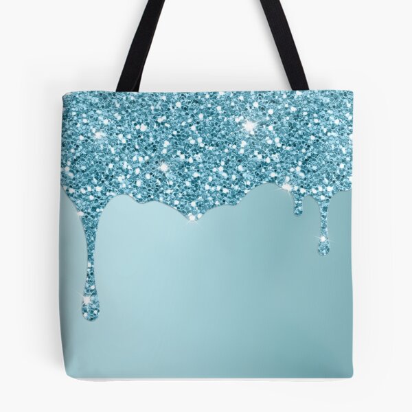 Item preview, Dripping Sky Blue Glitter Sequin  designed and sold by WOW TeesAndThings.