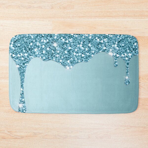 Item preview, Dripping Sky Blue Glitter Sequin  designed and sold by WOW TeesAndThings.