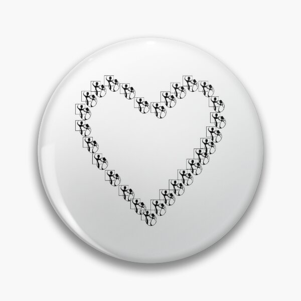 Item preview, Logo Heart BLK designed and sold by Square Dancing Gifts & Merchandise.