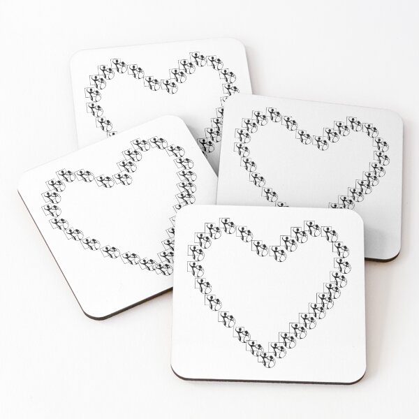 Item preview, Logo Heart BLK designed and sold by Square Dancing Gifts & Merchandise.