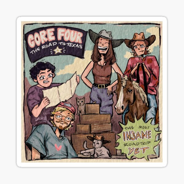 Item preview, CORE FOUR: THE ROAD TO TEXAS | Mel.omane designed and sold by melodygross.