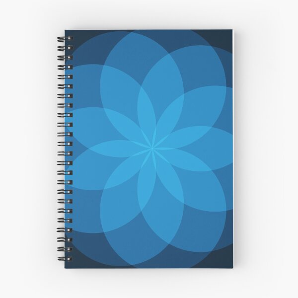 Item preview, Geometric Flower of Rounds (Blue) designed and sold by shahramroj.