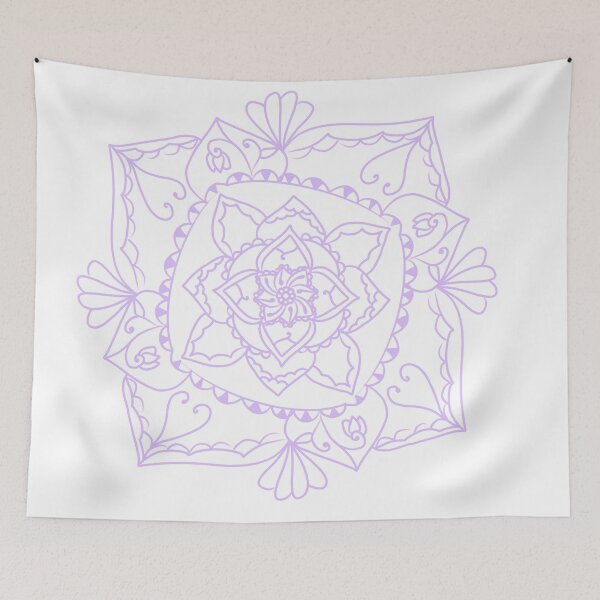 Item preview, Pastel Purple Intricate Mandala  designed and sold by Mona Tahan.