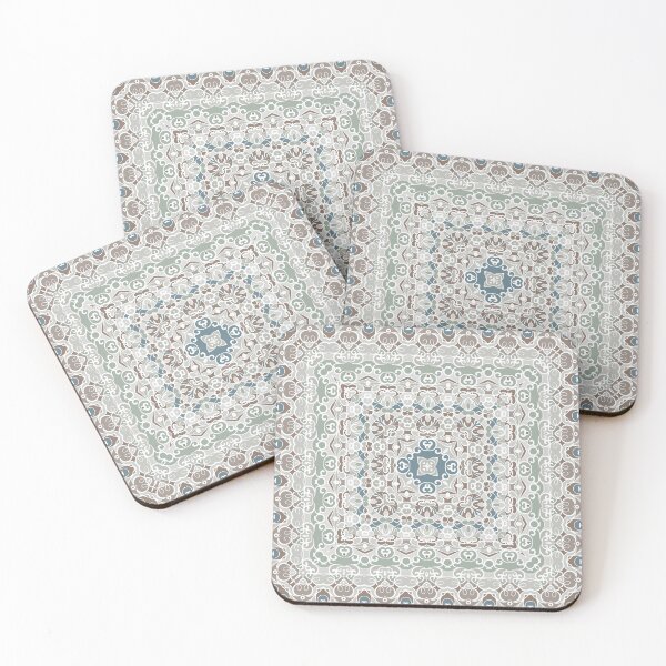 Item preview, Arabic ornate square pattern designed and sold by IrinaGuArt.