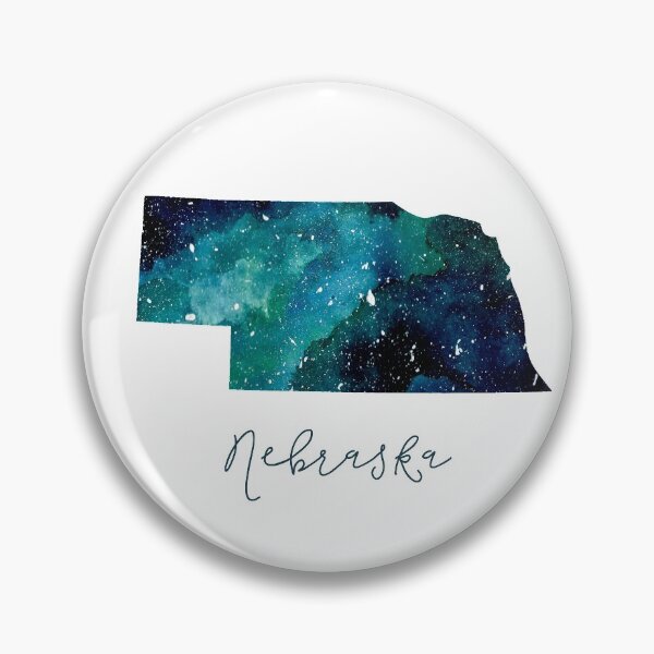 Item preview, Nebraska Galaxy Watercolor Painting designed and sold by KathrinLegg.