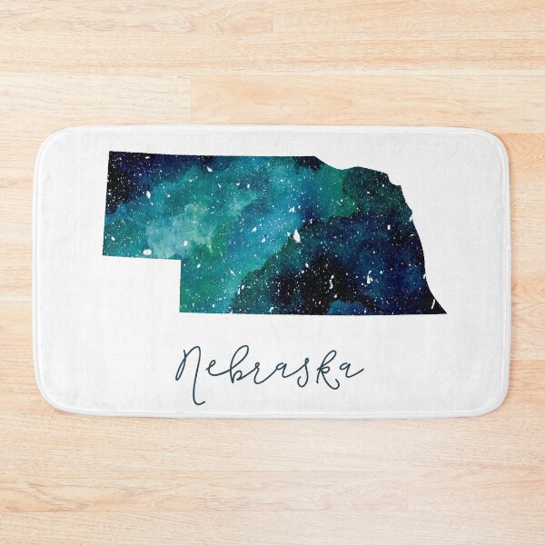 Item preview, Nebraska Galaxy Watercolor Painting designed and sold by KathrinLegg.