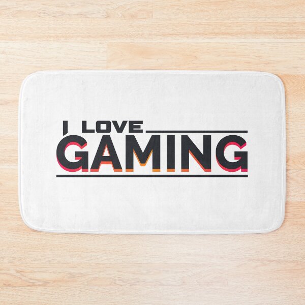 Item preview, I love gaming gamer nerd playing video games designed and sold by blikonie.