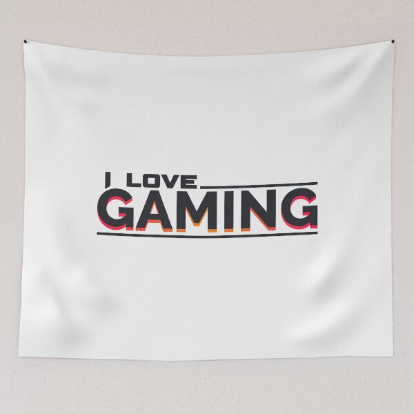 Item preview, I love gaming gamer nerd playing video games designed and sold by blikonie.