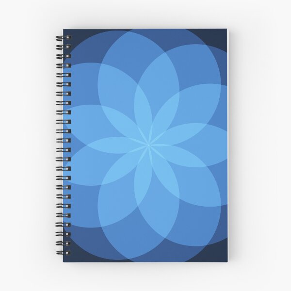 Item preview, Geometric Flower of Rounds ( Cornflower Blue) designed and sold by shahramroj.