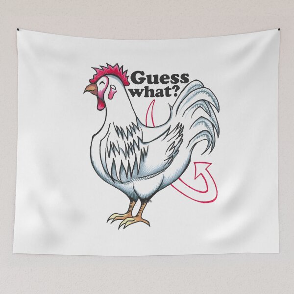 Item preview, Happy Hen - Guess What Chicken Butt? designed and sold by The White Bat.