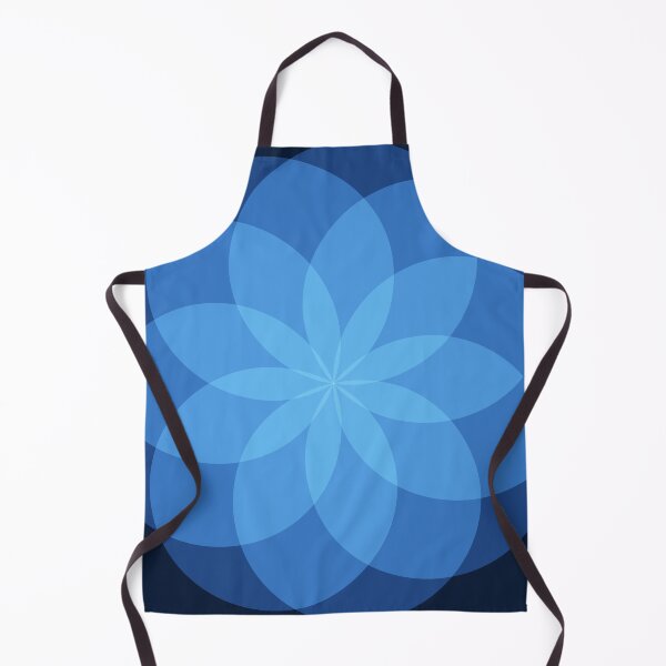 Item preview, Geometric Flower of Rounds ( Cornflower Blue) designed and sold by shahramroj.
