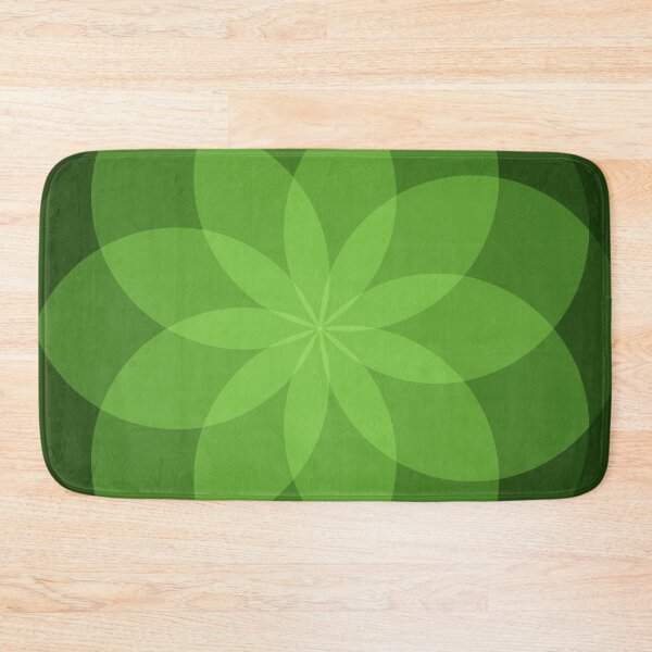 Item preview, Geometric Flower of Rounds ( Green) designed and sold by shahramroj.