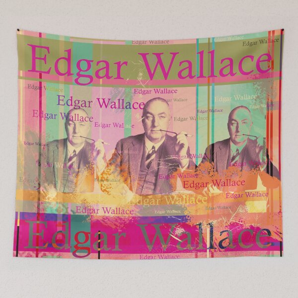 Item preview, Edgar Wallace portrait, famous English writer designed and sold by Mauswohn.