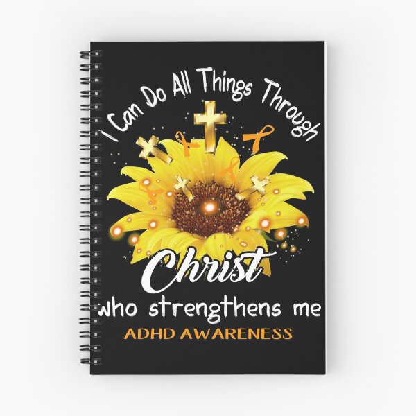 Item preview, I Can Do All Things Through Christ Who Strengthens Me ADHD Awareness designed and sold by rechardtee.