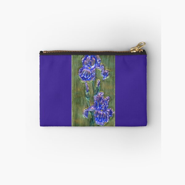 Item preview, Blue Irises on Aluminum designed and sold by Marcella Chapman.