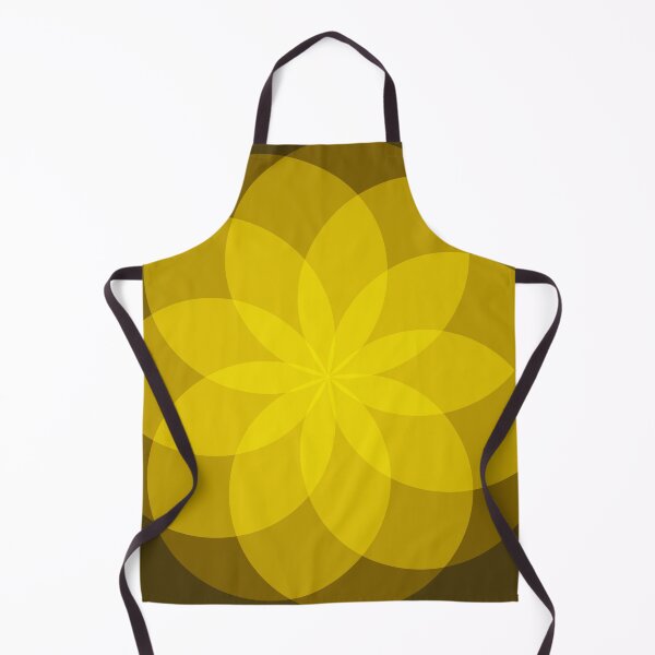 Item preview, Geometric Flower of Rounds (Yellow) designed and sold by shahramroj.