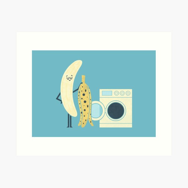 Banana Laundry Art Print