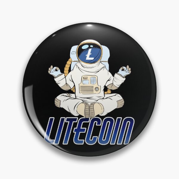Item preview, Litecoin LTC Zen Moon Man designed and sold by Bitcoin-Fashion.