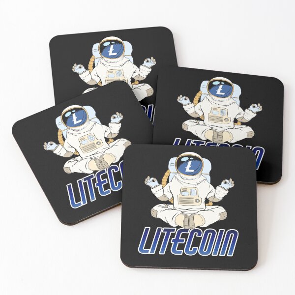 Item preview, Litecoin LTC Zen Moon Man designed and sold by Bitcoin-Fashion.