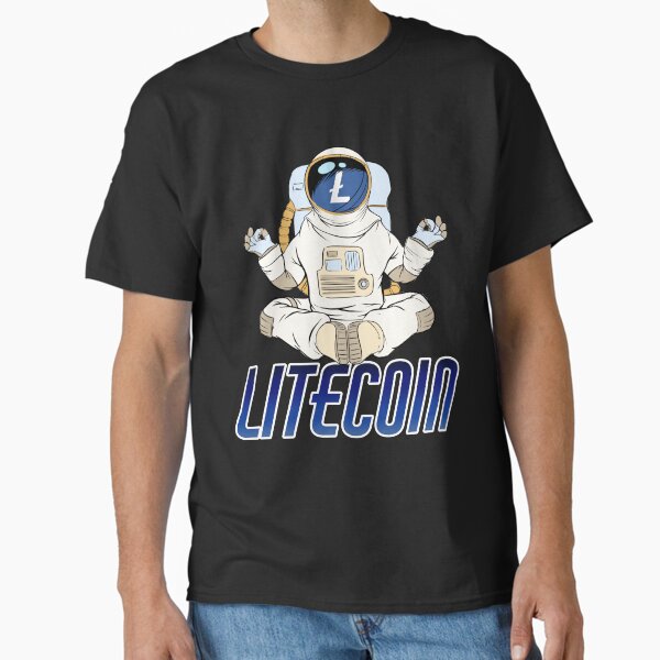 Artikel-Vorschau von Litecoin LTC Zen Moon Man, designt und verkauft von Bitcoin-Fashion.