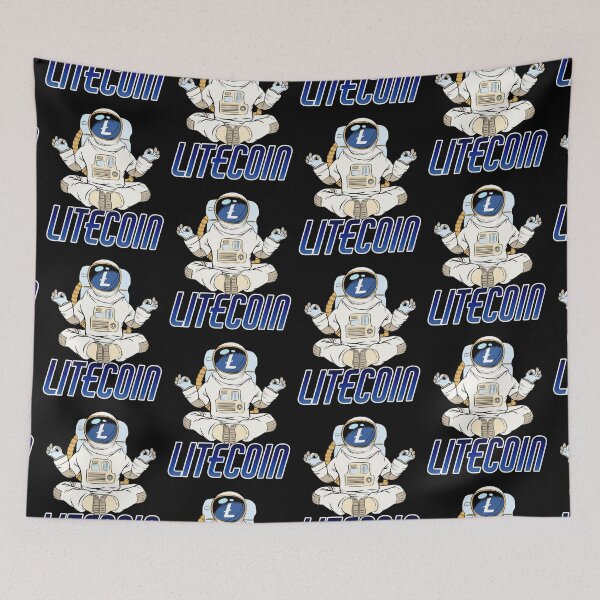 Item preview, Litecoin LTC Zen Moon Man designed and sold by Bitcoin-Fashion.