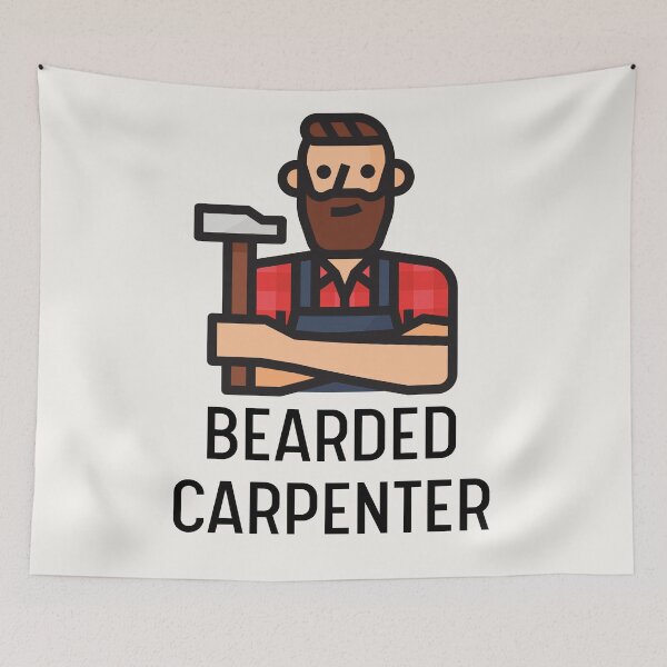 Item preview, Bearded Carpenter  designed and sold by casualism.