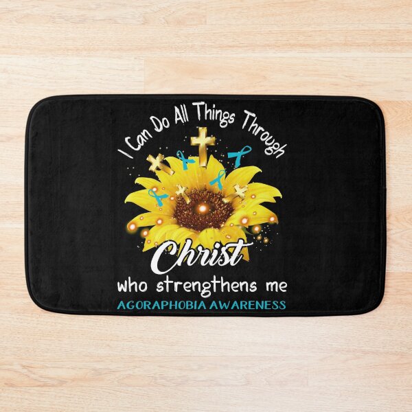 Item preview, I Can Do All Things Through Christ Who Strengthens Me Agoraphobia Awareness designed and sold by rechardtee.