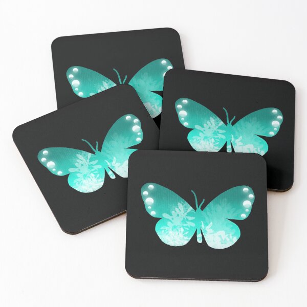 Item preview, Green butterfly forest design  designed and sold by Mona Tahan.